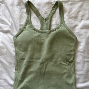 NWOT - Lululemon Ebb to Street Tank Top (short) - creamy mint